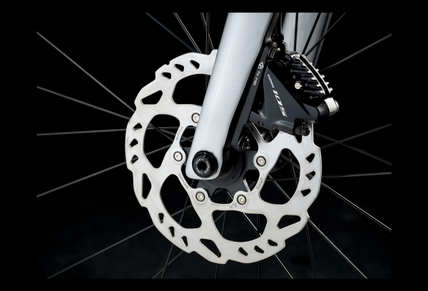 Vélo De Route Trek Emonda SL 5 Disc Shimano 105 11V Lithium Quicksilver/Brushed Chrome 2022 – Image 4