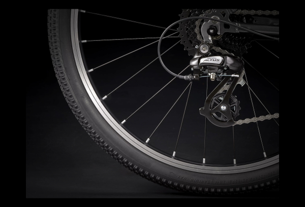 VTT Enfant Trek Wahoo 24'' Shimano Altus 8V Lithium Grey/Radioactive Red 2022 – Image 4