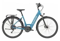 Vélo De Ville Électrique Trek Verve+ 3 Lowstep 400wh Shimano Altus 9V Matte Trek Teal 2022