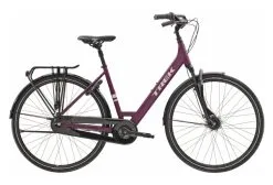 Vélo De Ville Trek District 2 Lowstep Equipped Shimano Nexus 7V Matte Mulberry 2023