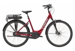 Vélo De Ville Électrique Trek District+ 4 Lowstep 400wh Shimano Nexus 7V Rage Red 2022