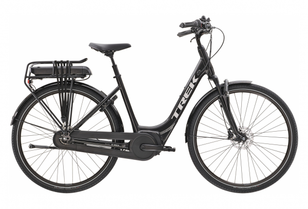 Vélo De Ville Électrique Trek District+ 4 Lowstep 400wh Shimano Nexus 7V Dnister Black 2022