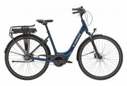 Vélo De Ville Électrique Trek District+ 1 Lowstep 400wh Shimano Nexus 7V Dark Aquatic 2022