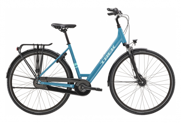 Vélo De Ville Trek District 1 Equiped Lowstep Shimano Nexus 7V Teal 2023