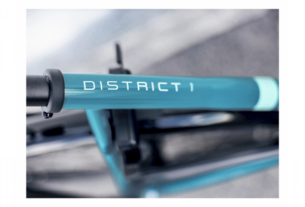 Vélo De Ville Trek District 1 Equiped Lowstep Shimano Nexus 7V Teal 2023 – Image 5