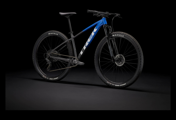 VTT Semi Rigide Trek Marlin 8 Sram SX 12V 26'' Bleu Alpine / Gris Dnister Fade 2023 – Image 2