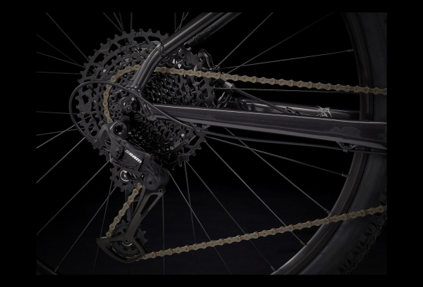 VTT Semi Rigide Trek Marlin 8 Sram SX 12V 26'' Bleu Alpine / Gris Dnister Fade 2023 – Image 3