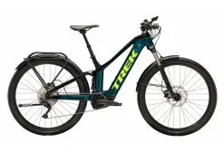 VTC Électrique Tout-Suspendu Trek Powerfly FS 4 EQ Shimano Deore 10V 625 Wh 29'' Aquatic / Noir 2023